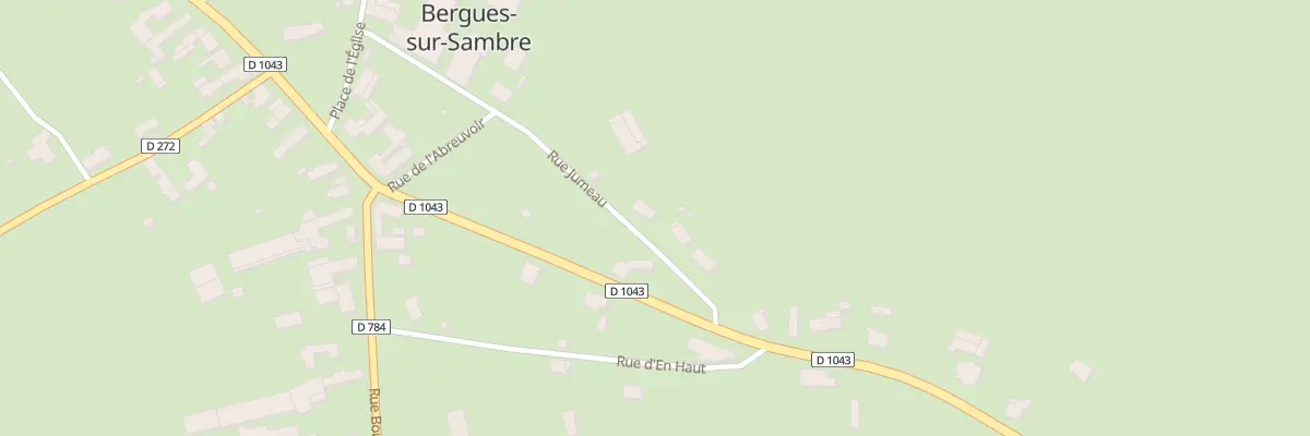 Plan du 6 Rue Jumeau à Bergues-sur-Sambre