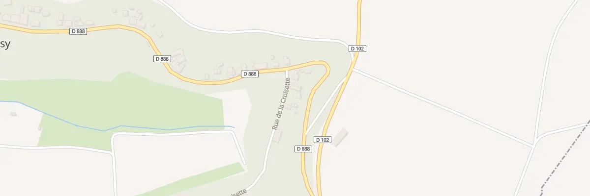 Plan du 3 Rue de la Croisette à Paissy