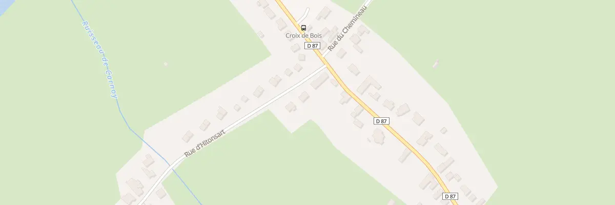Plan du 64 Rue d’Hitonsart à Gommegnies