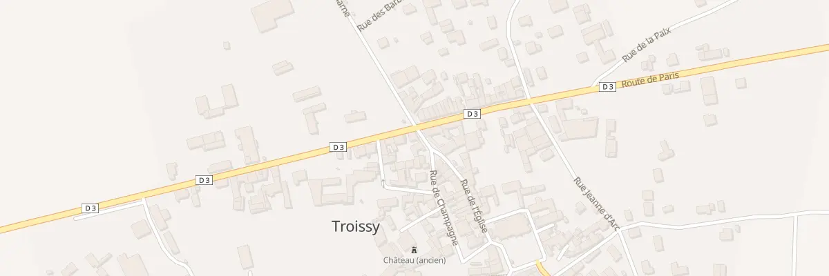 Plan du 26 Rte de Paris à Troissy