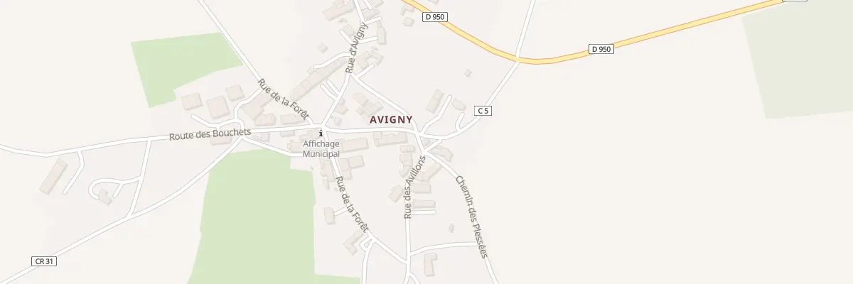 Plan du 1 Rue des Avillons à Mailly-la-Ville