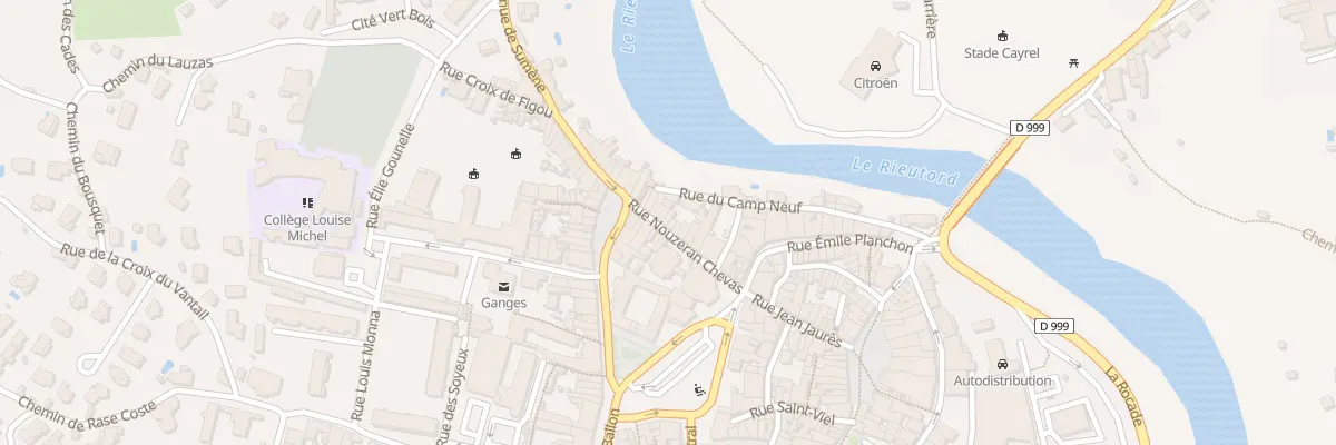 Plan du 18 Rue Nouzeran Chevas à Ganges