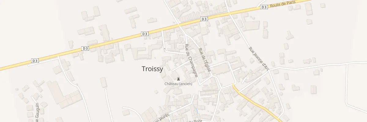 Plan du 4 Rue de Champagne à Troissy