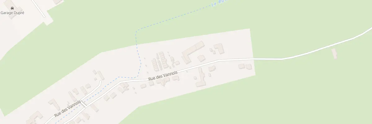 Plan du 85 Rue des Vannois à Boué