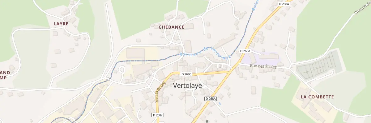 Plan du 5011 Le Bourg à Vertolaye