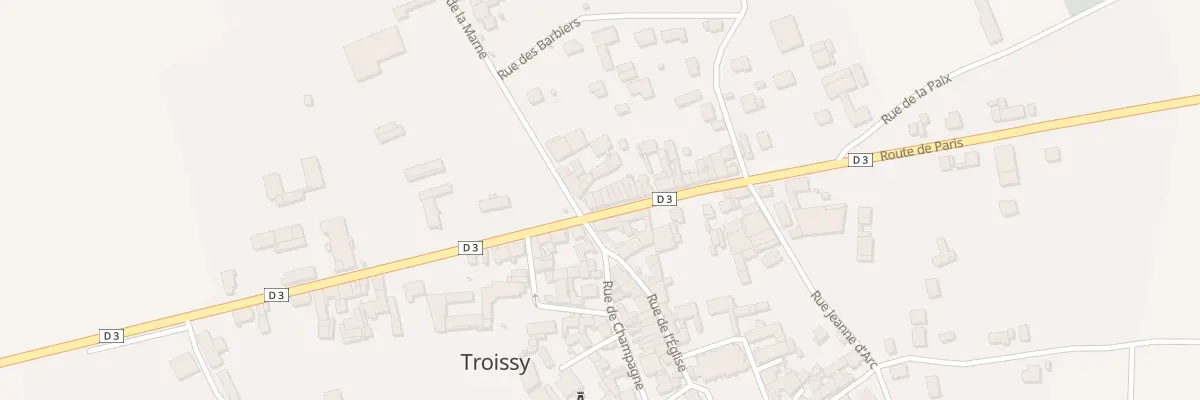 Plan du 5 Rte de Paris à Troissy
