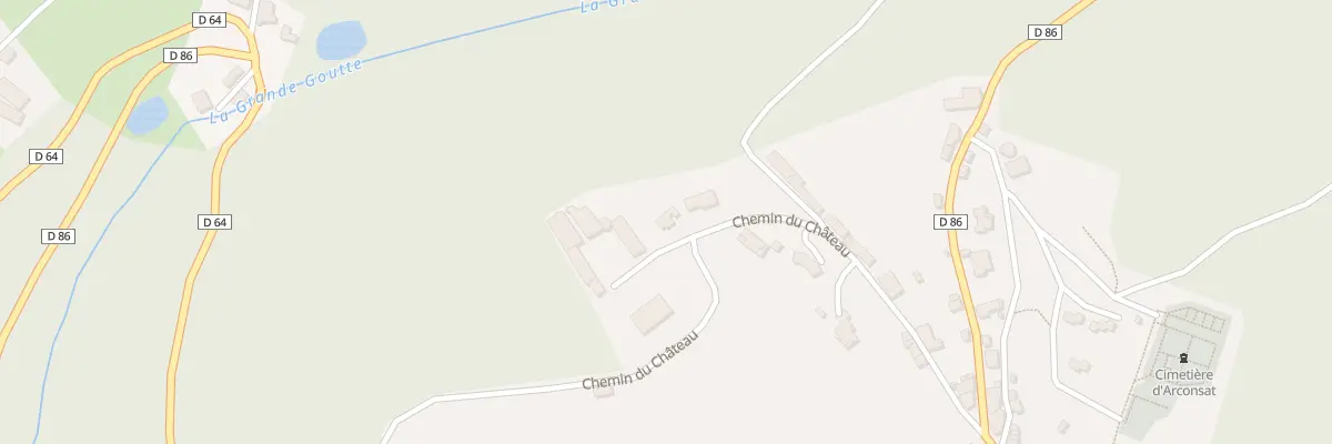 Plan du 5500 Le Chateau à Arconsat