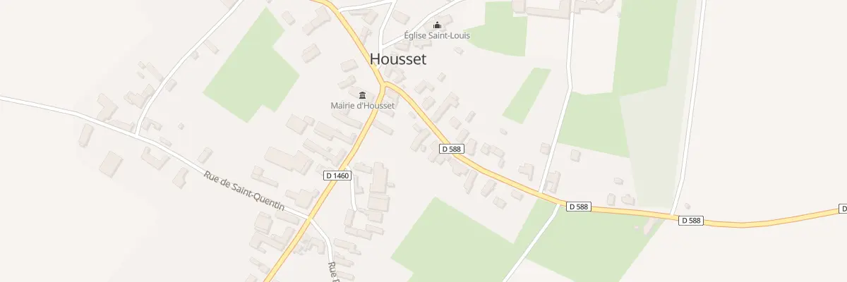 Plan du 2 Rue de la Neuville à Housset