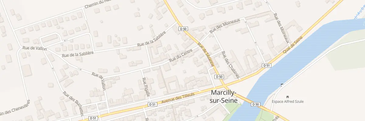 Plan du 5 Rue du Centre à Marcilly-sur-Seine