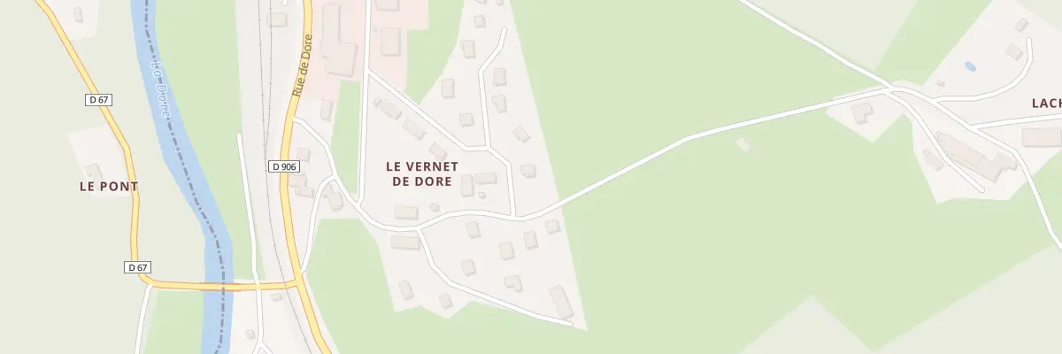 Plan du 5417 Le Vernet de Dore à Vertolaye