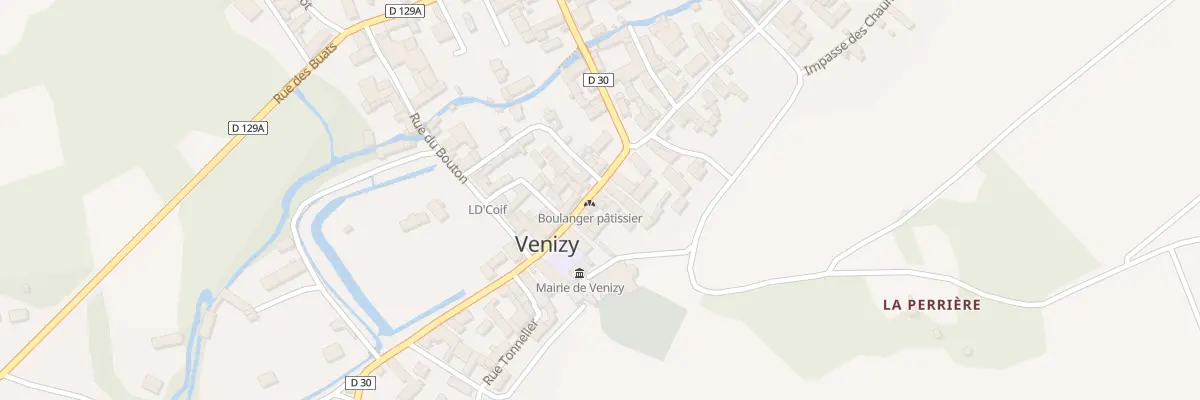 Plan du 28 Rue des Forges à Venizy