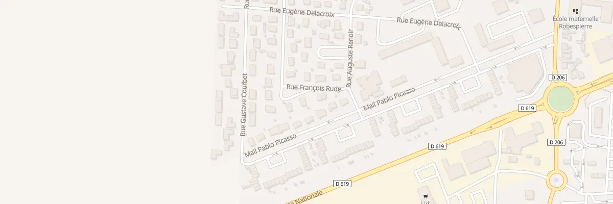 Plan du 3 Rue François Rude à Romilly-sur-Seine