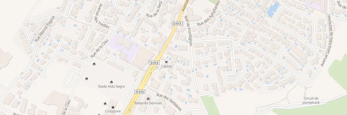 Plan du 8B Rue de Frontignan à Gigean