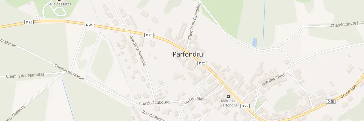 Plan du 43 Gr Gde Rue à Parfondru