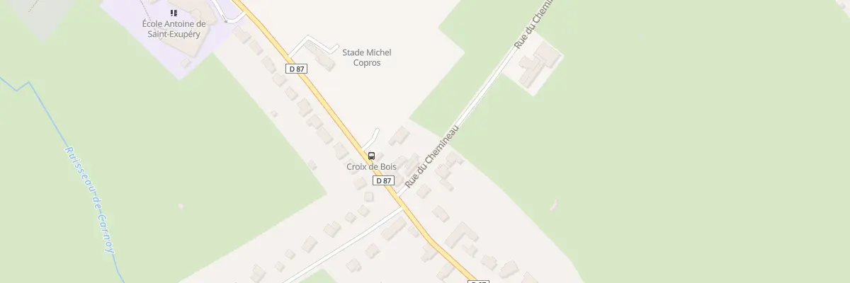 Plan du 1024 Rue de la Gare à Gommegnies