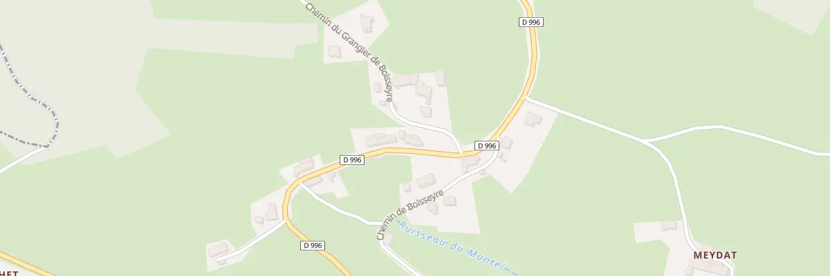Plan du 2518 Rte de Saint-Amant à Ambert