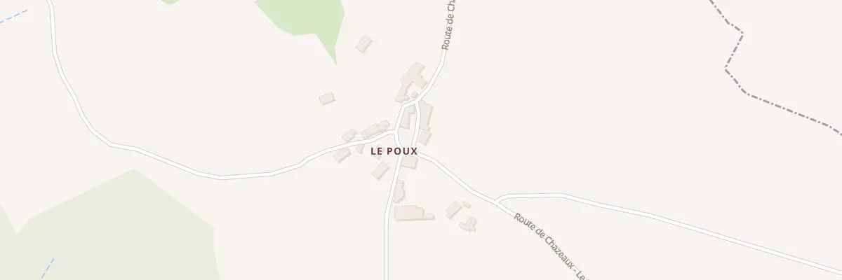 Plan du 5125 Le Poux à Saint Bonnet-Laval