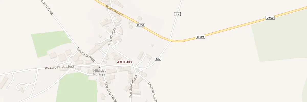 Plan du 385 Avigny à Mailly-la-Ville
