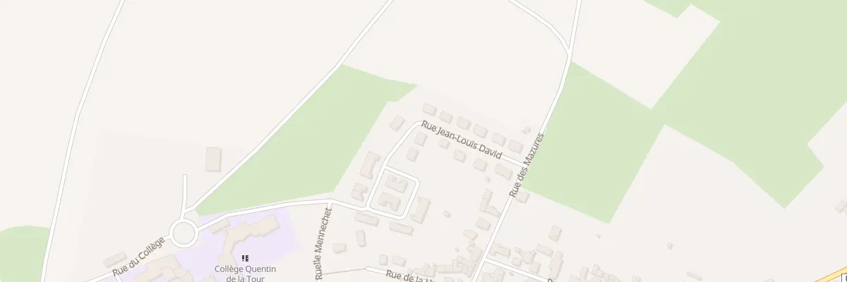 Plan du 10 Rue Jean - Louis David à Sains-Richaumont