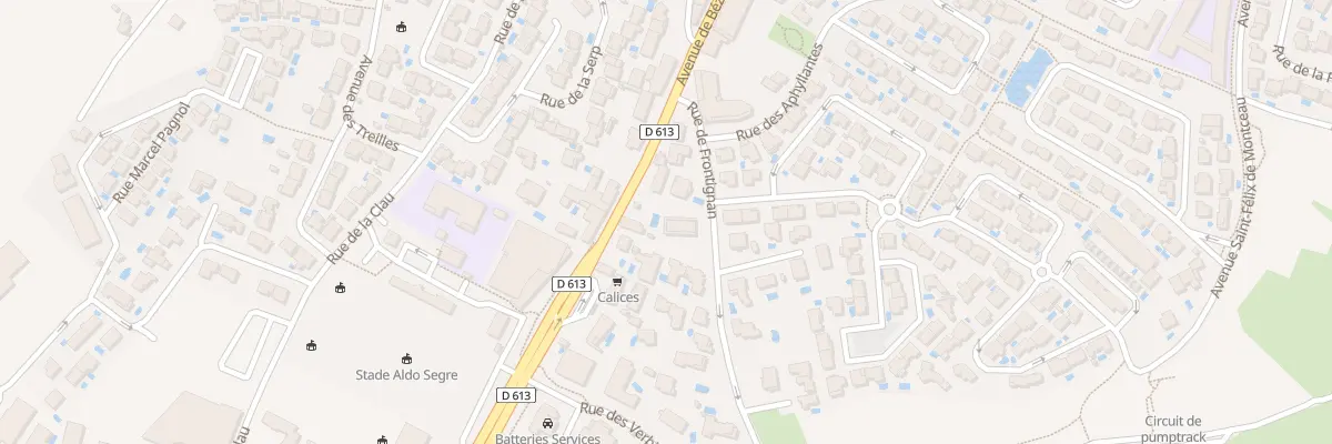 Plan du 6 Rue de Frontignan à Gigean
