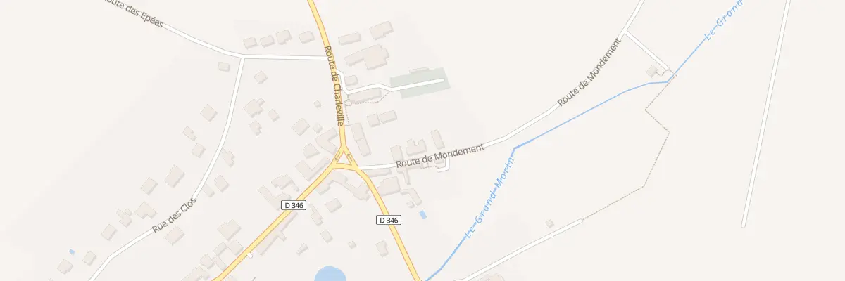 Plan du 3 Rte de Mondement à Lachy