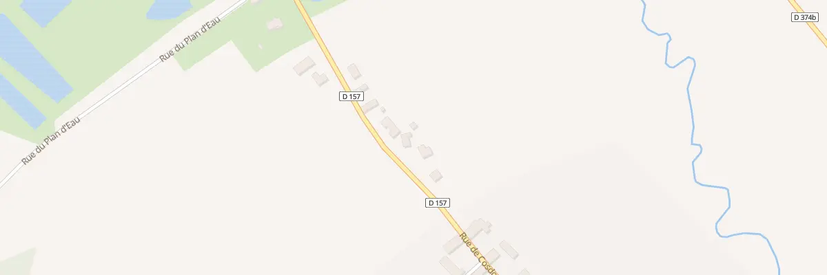 Plan du 46 Rue de Cosdon à Paisy-Cosdon