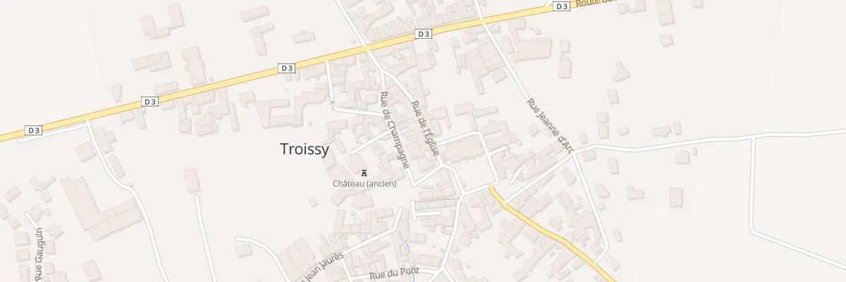 Plan du 12 Rue de l’Eglise à Troissy