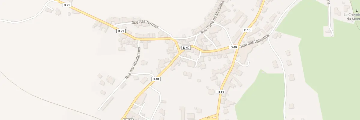 Plan du 1 Rue des Potelleries à Allègre