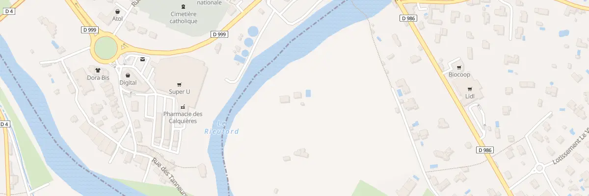Plan du 500 Rue du Ponteil à Laroque
