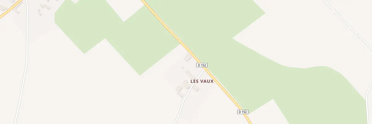 Plan du 2 Les Veaux à Bœurs-en-Othe