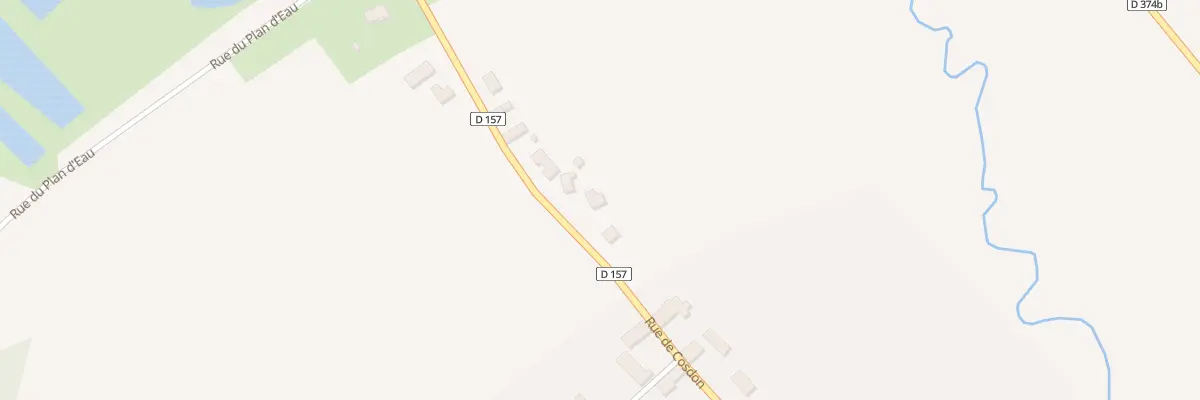 Plan du 44 Rue de Cosdon à Paisy-Cosdon