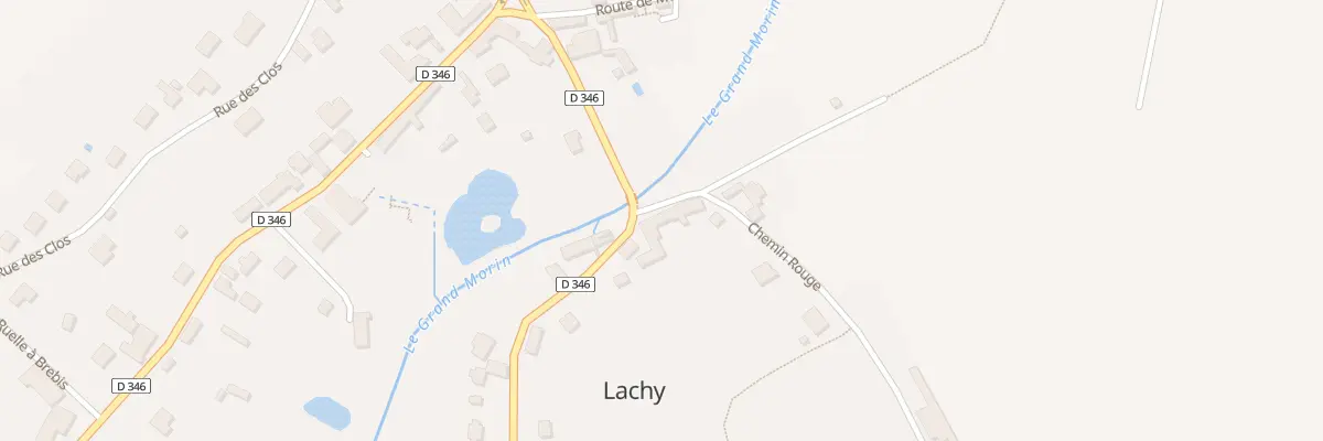 Plan du 2 Chem Rouge à Lachy