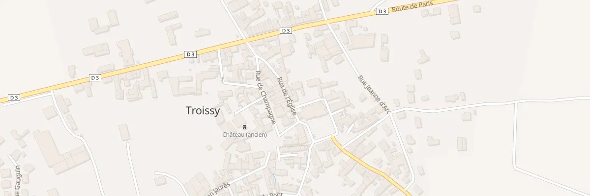 Plan du 13 Rue de l’Eglise à Troissy