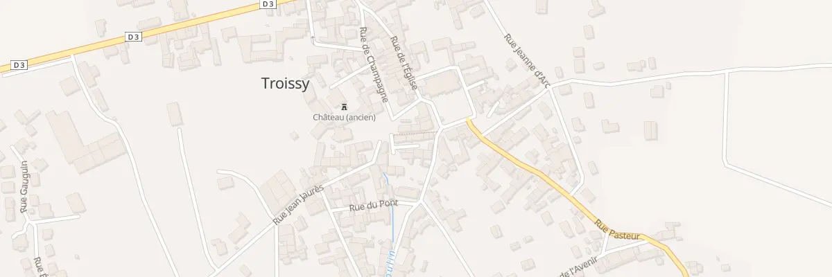 Plan du 3B Pl de la Republique à Troissy