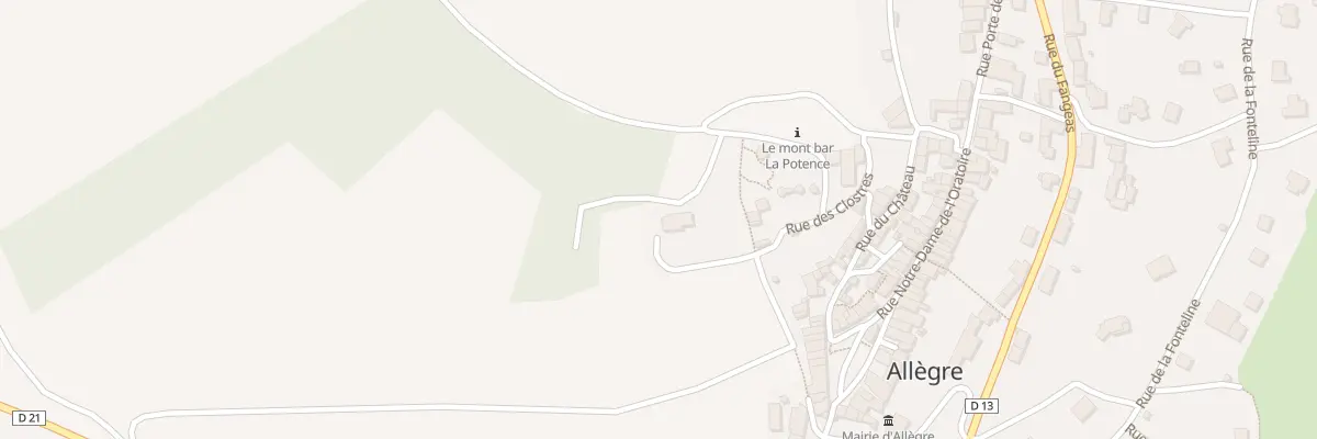 Plan du 3 Rue des Clostres à Allègre