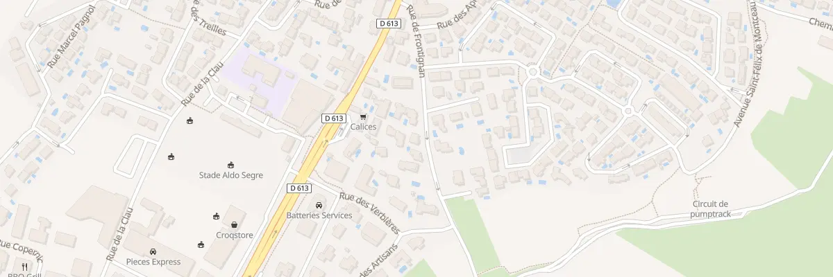 Plan du 10A Rue de Frontignan à Gigean