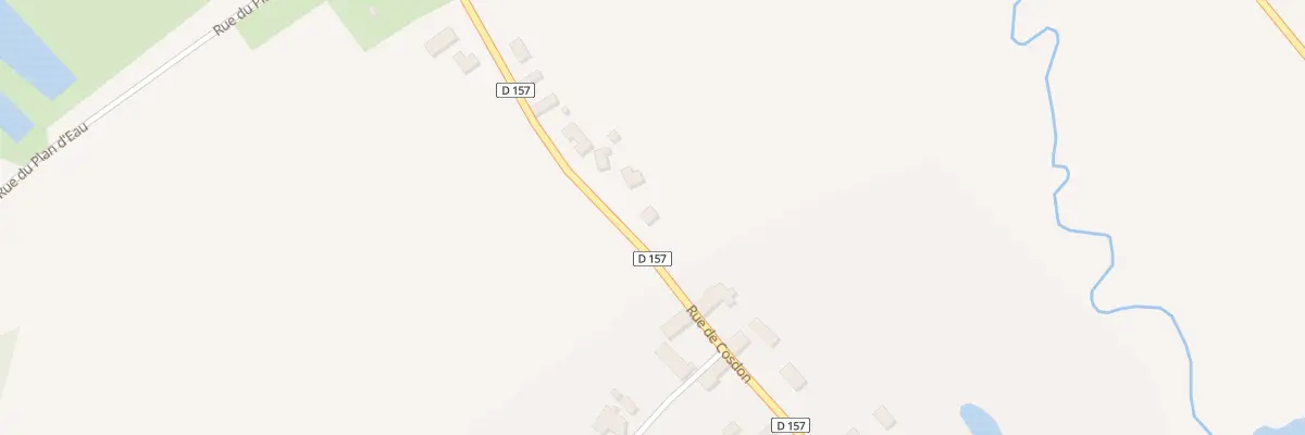 Plan du 42 Rue de Cosdon à Paisy-Cosdon