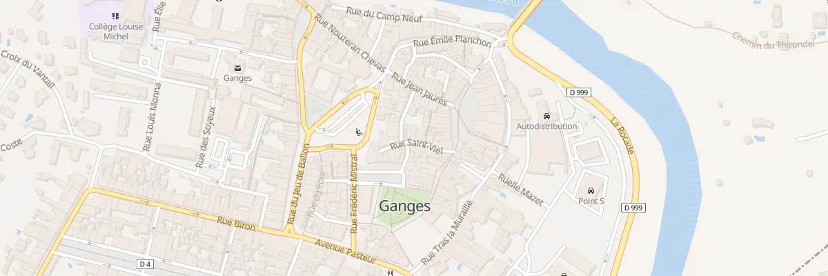 Plan du 1 Rue Saint-Viel à Ganges