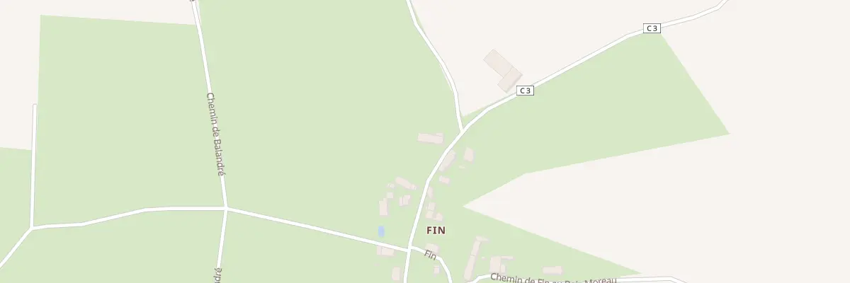 Plan du 2 Village de Fin à Saizy