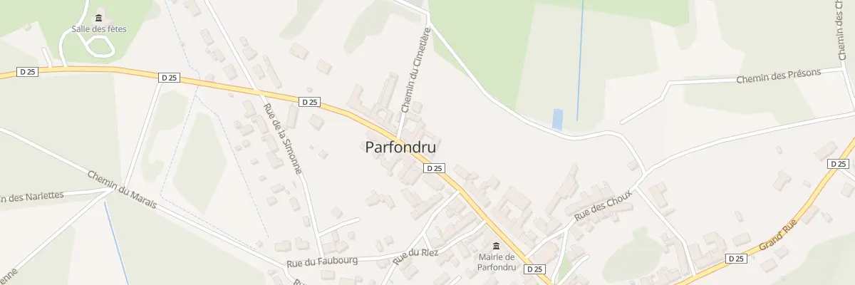 Plan du 34 Gr Gde Rue à Parfondru