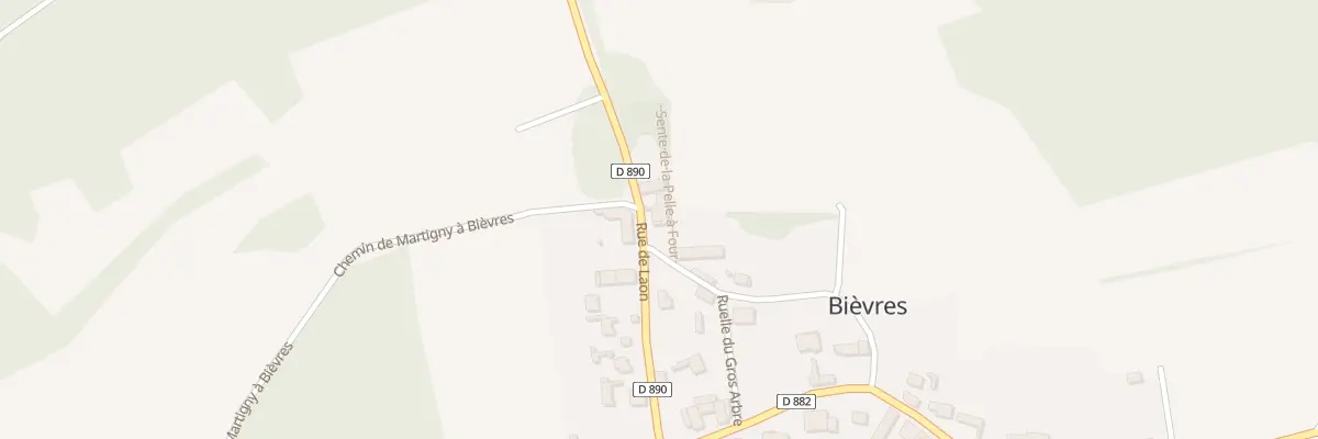 Plan du 10 Rue de Laon à Bièvres