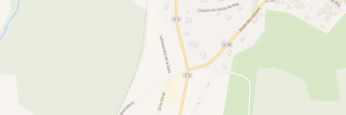 Plan du 4 La Gare à Monlet