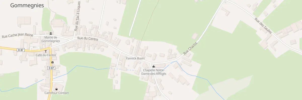 Plan du 542 Rue du Centre à Gommegnies