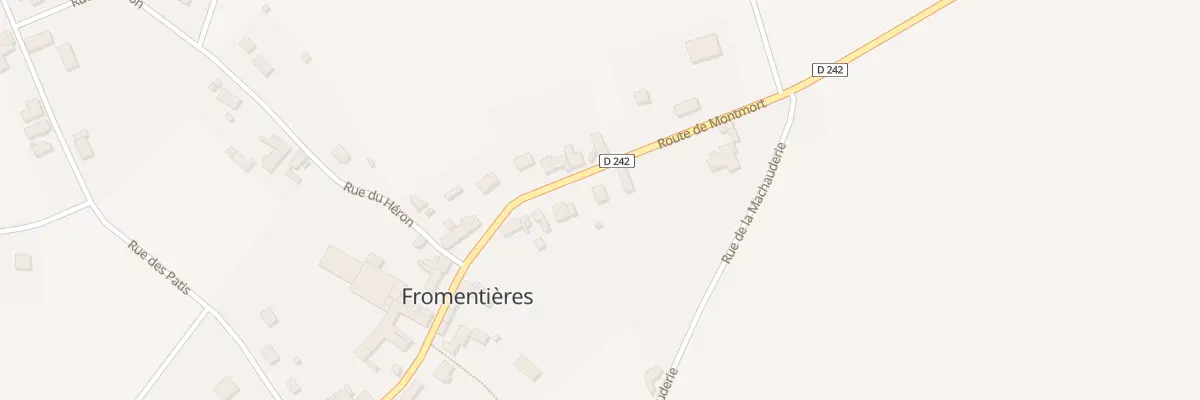 Plan du 34 Rte de Montmort à Fromentières