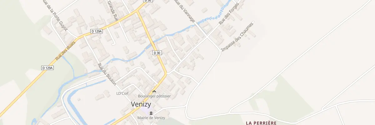 Plan du 40 Rue des Forges à Venizy