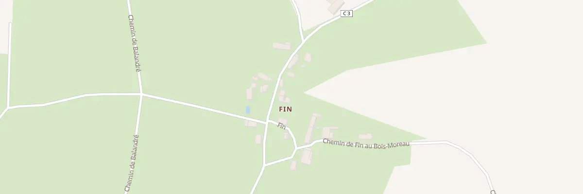 Plan du 7 Village de Fin à Saizy