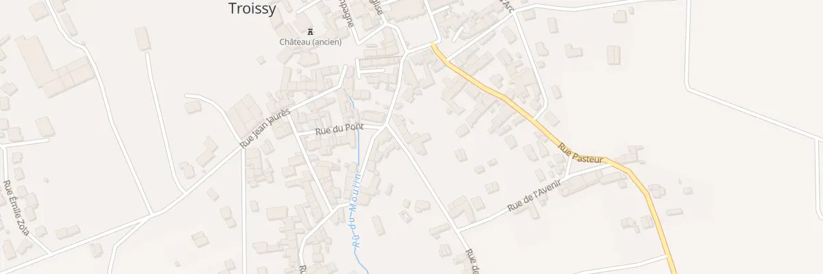 Plan du 5 Rue de Nesle à Troissy