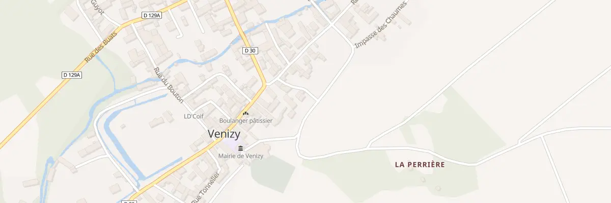 Plan du 6 Rue des Lombards à Venizy