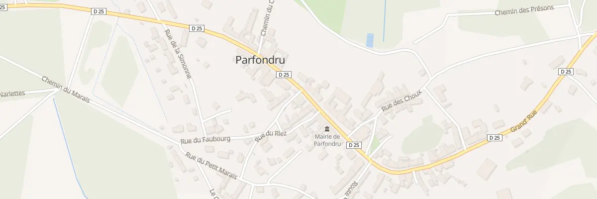 Plan du 39 Gr Gde Rue à Parfondru