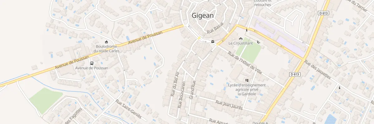 Plan du 13 Rue du Bel Air à Gigean